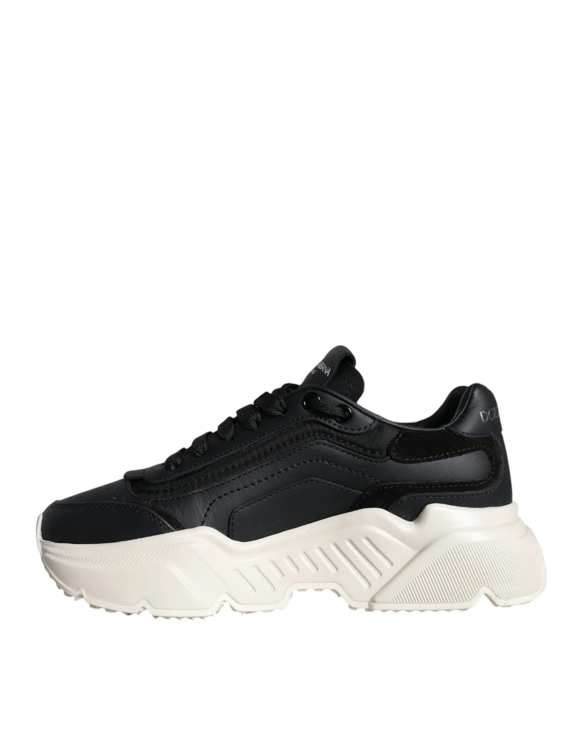 Dolce & Gabbana Daymaster Sneakers In Black Leather