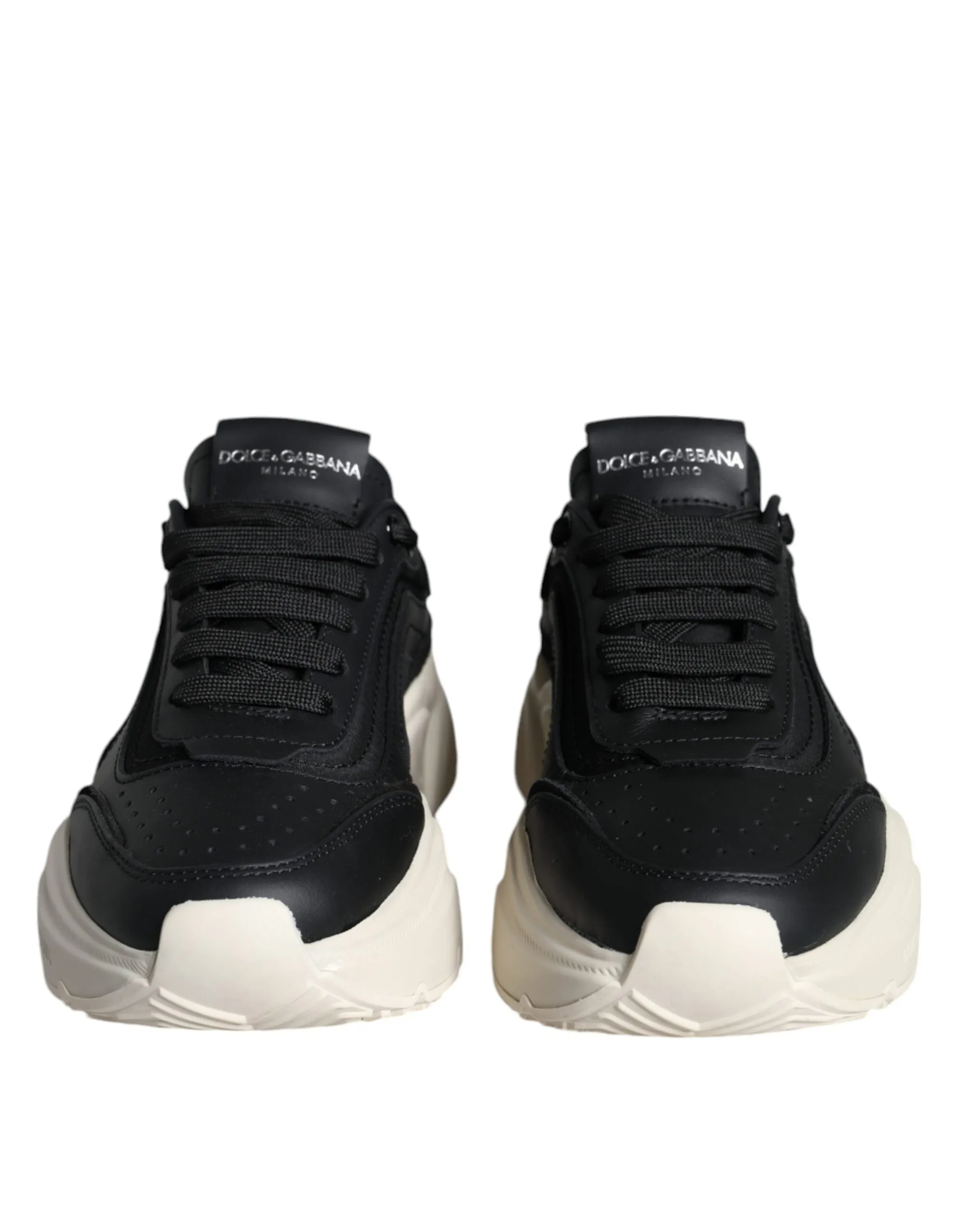 Dolce & Gabbana Daymaster Sneakers In Black Leather