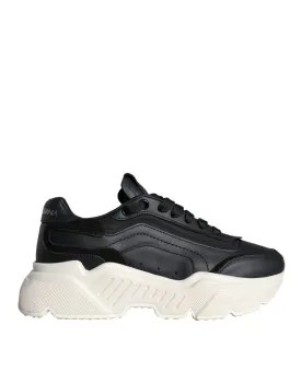 Dolce & Gabbana Daymaster Sneakers In Black Leather