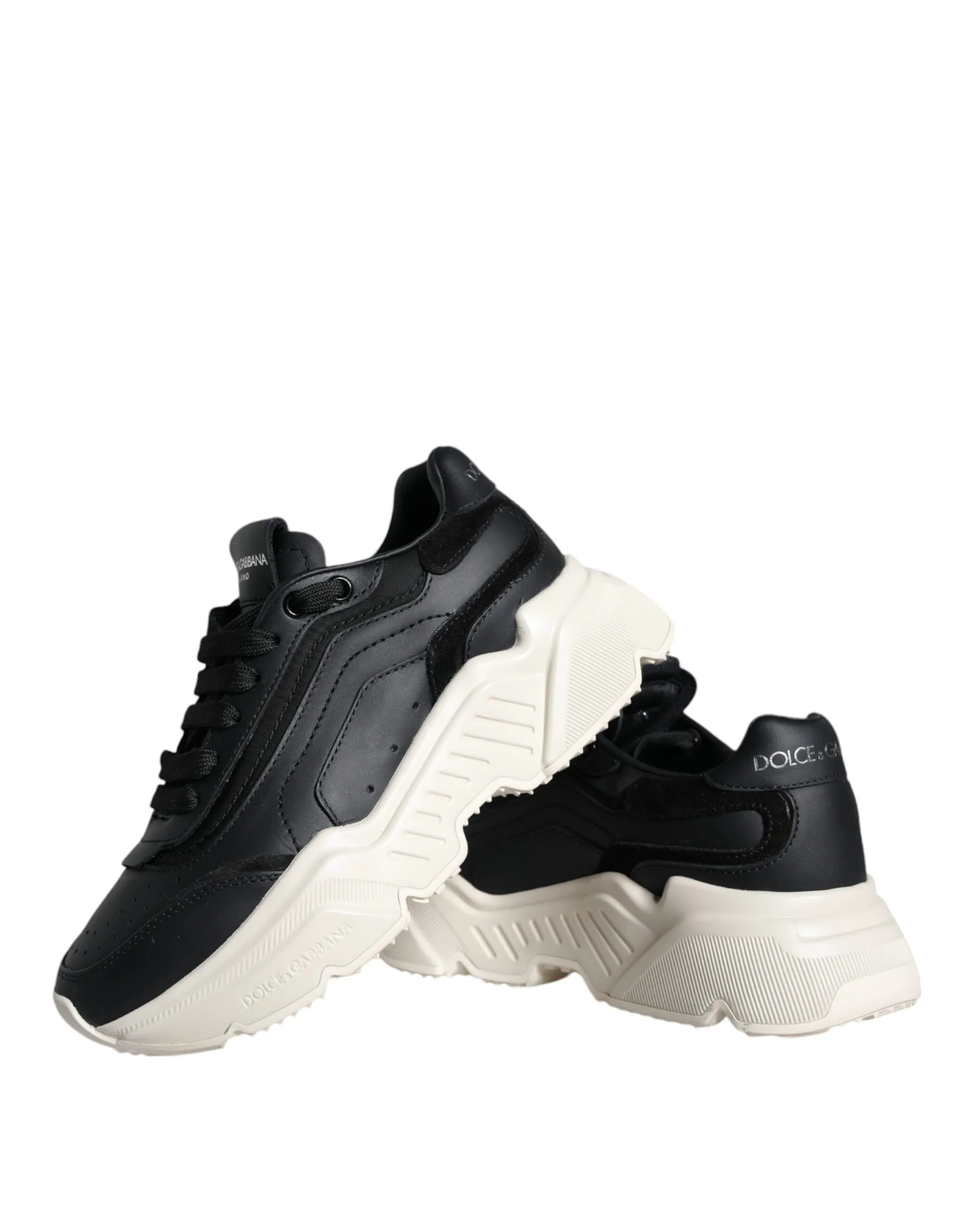 Dolce & Gabbana Daymaster Sneakers In Black Leather