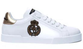 DOLCE & GABBANA Patch-Embellished Sneakers