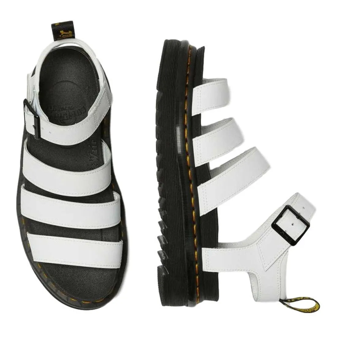 Dr Martens Blaire Hydro White Chunky Sandal