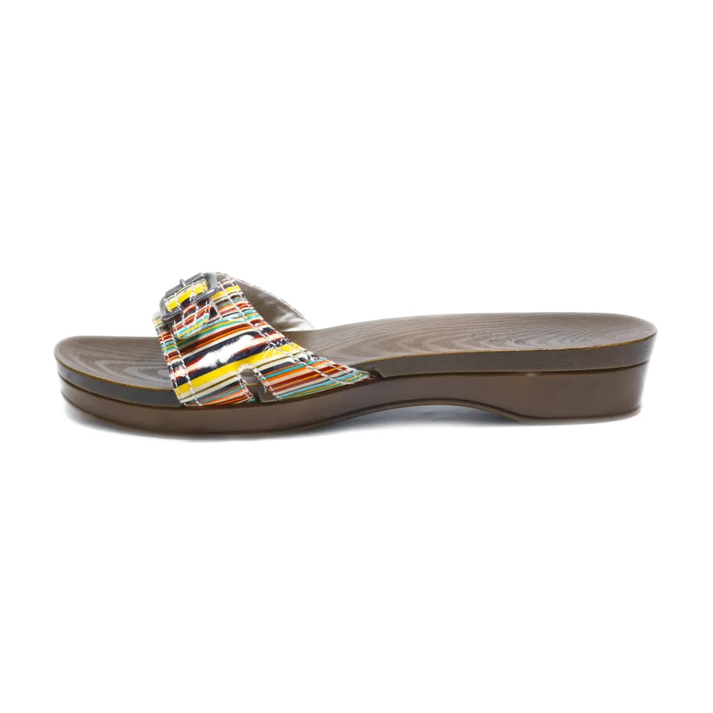 Dr. Scholl'S Flip Flops Leather Multicolour Colour For Women