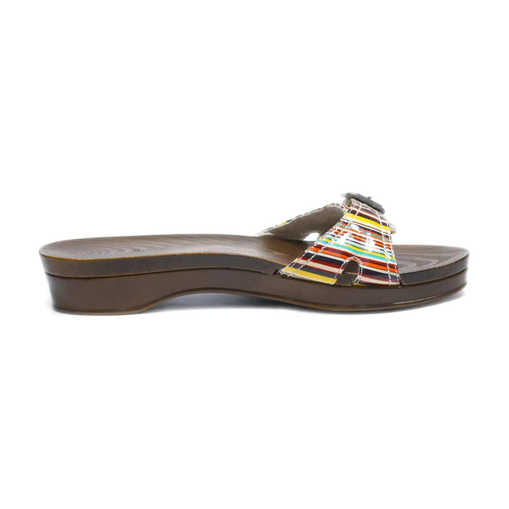 Dr. Scholl'S Flip Flops Leather Multicolour Colour For Women