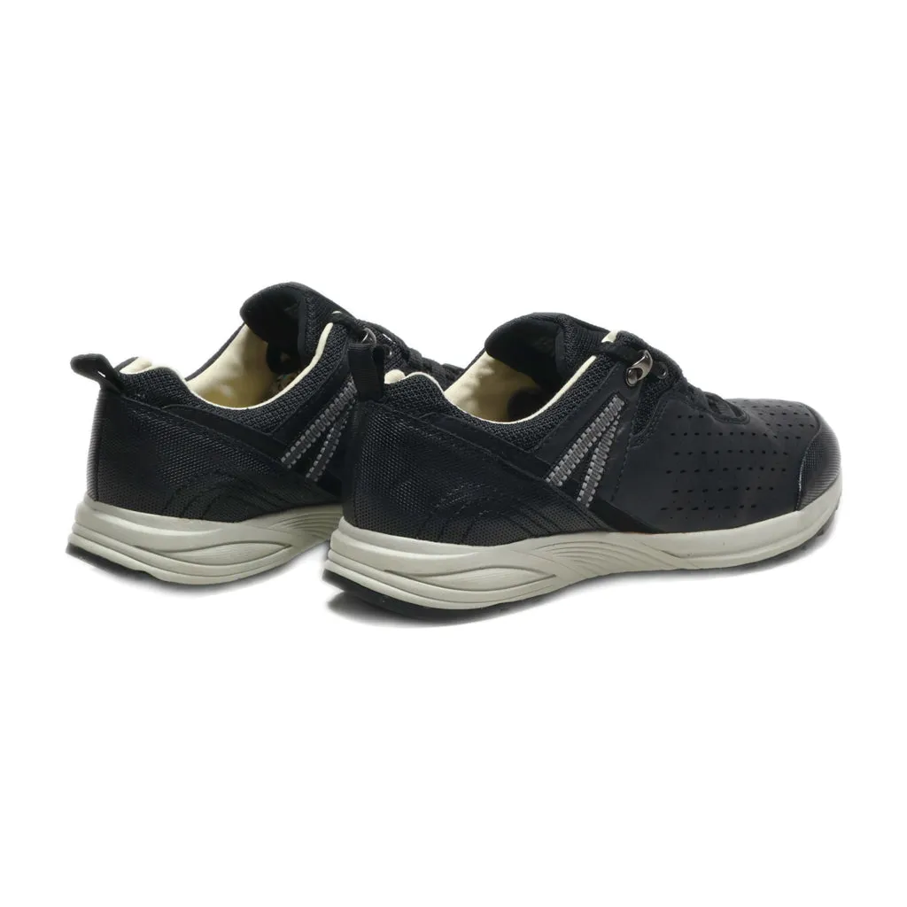 Earth Spirit Low-Top Sneakers Leather Black Colour For Men