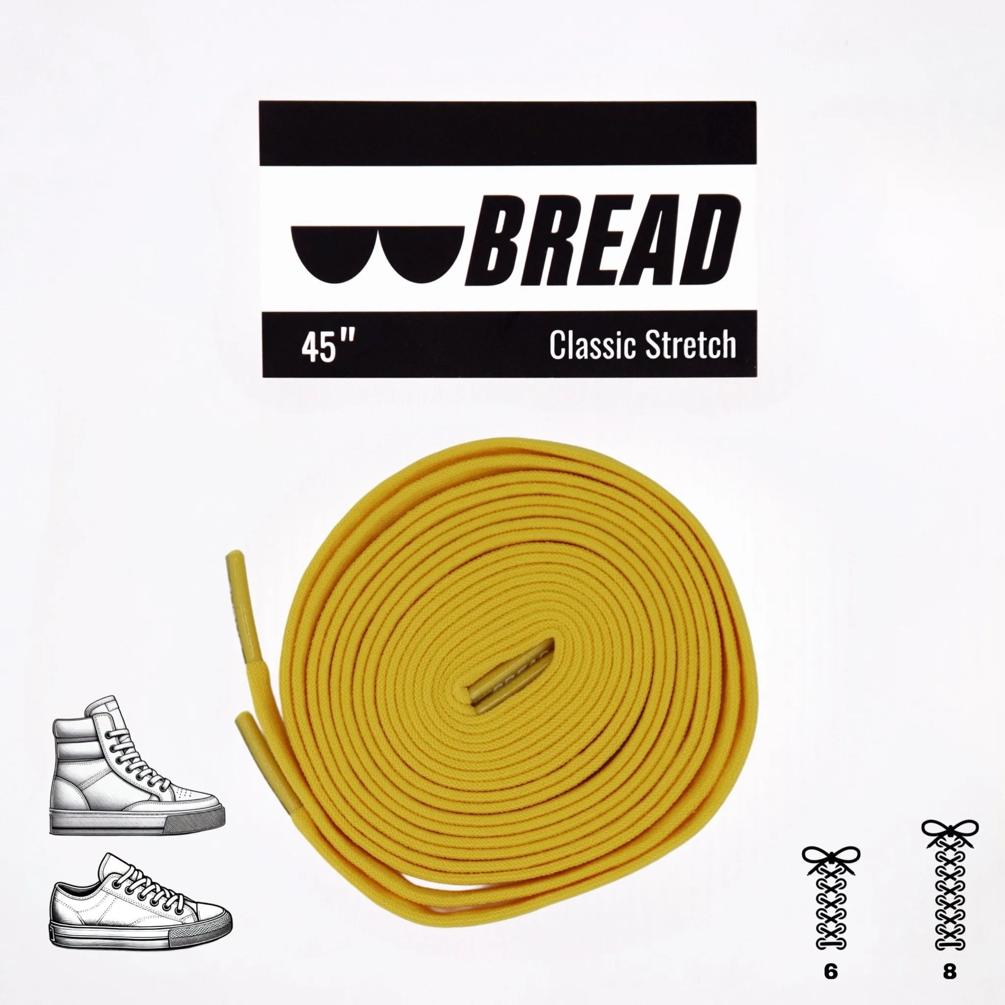 Elastic Shoelaces - Corona Yellow