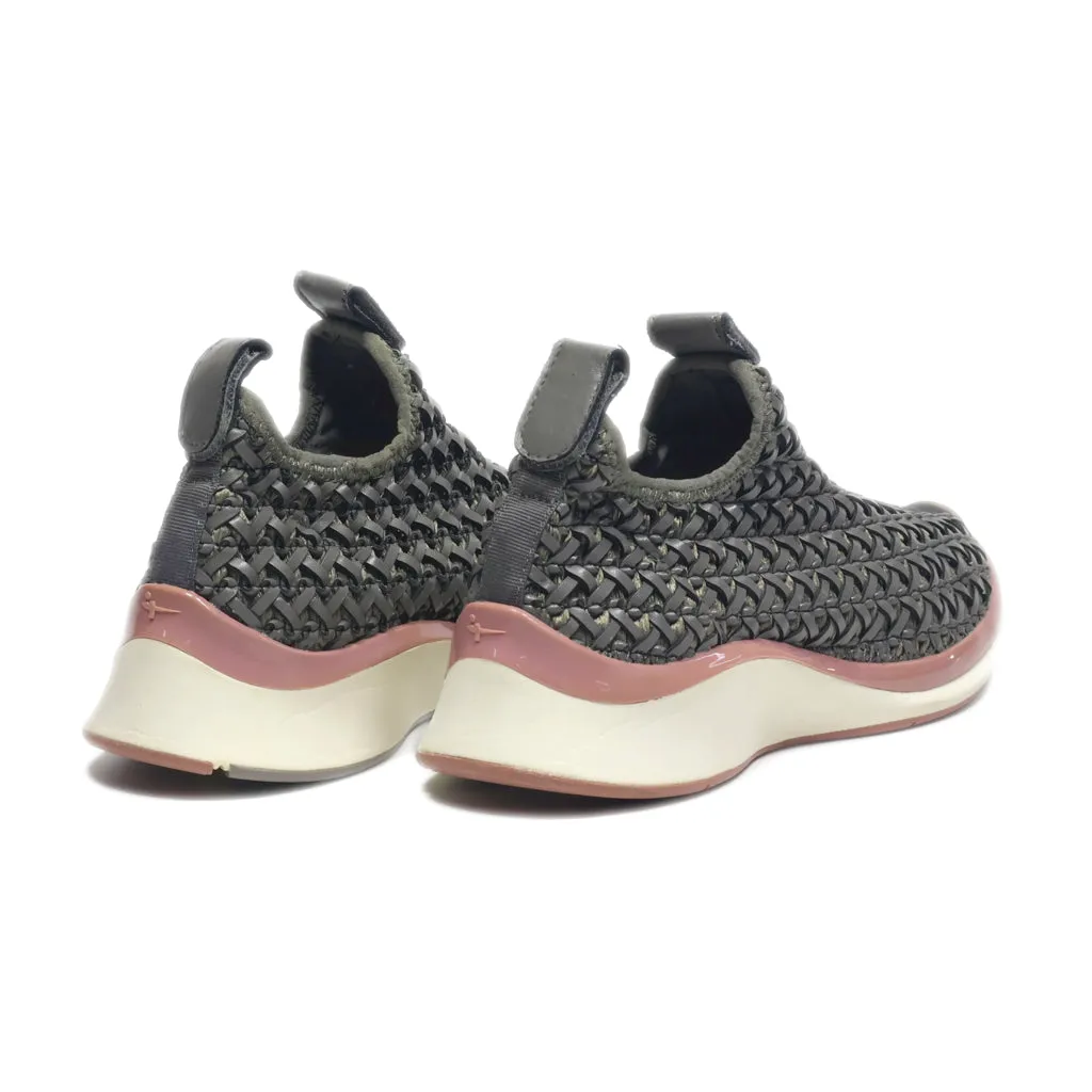 Fashletics Trainers & Sneakers Leather Grey Colour For Women