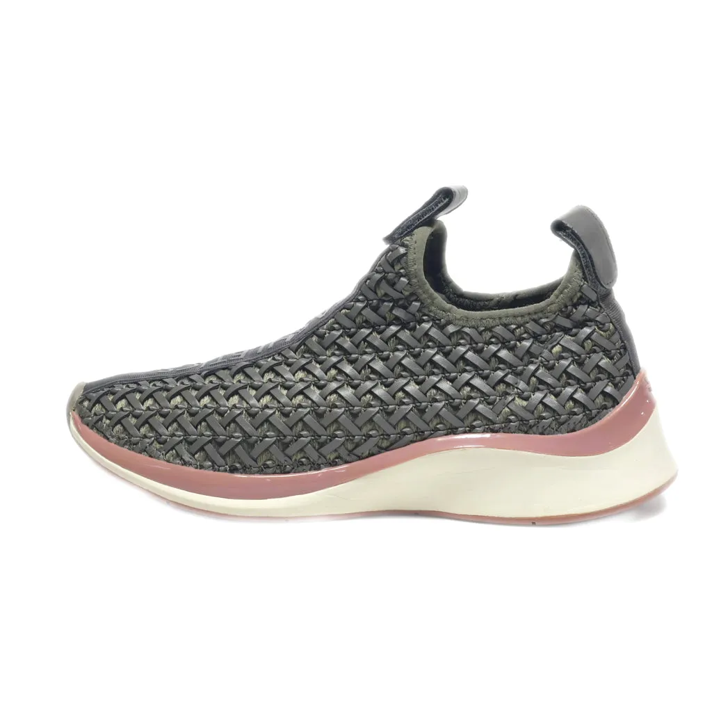 Fashletics Trainers & Sneakers Leather Grey Colour For Women