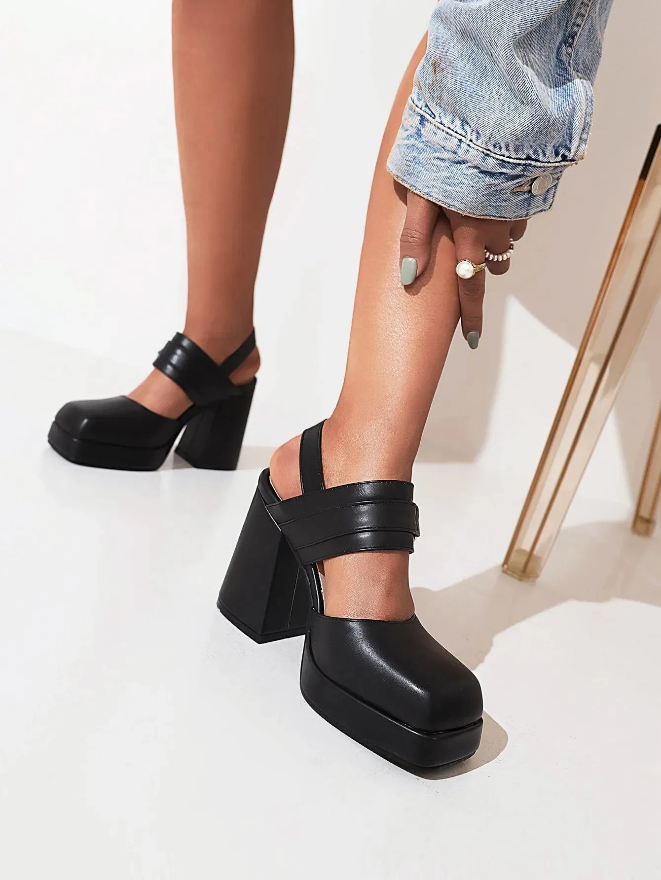 Funki Buys | Shoes | Women's High Stylish Chunky Dress Shoes