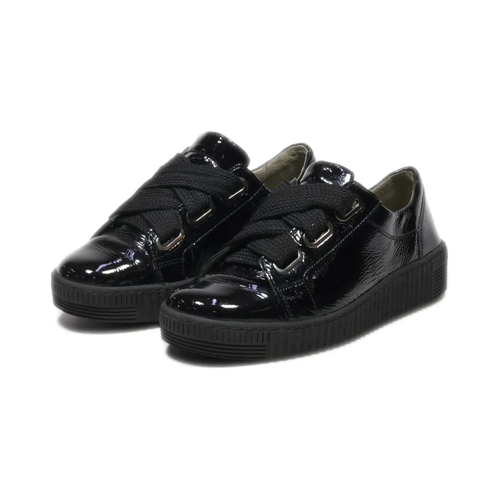 Gabor Low-Top Sneakers Leather Black Colour For Women