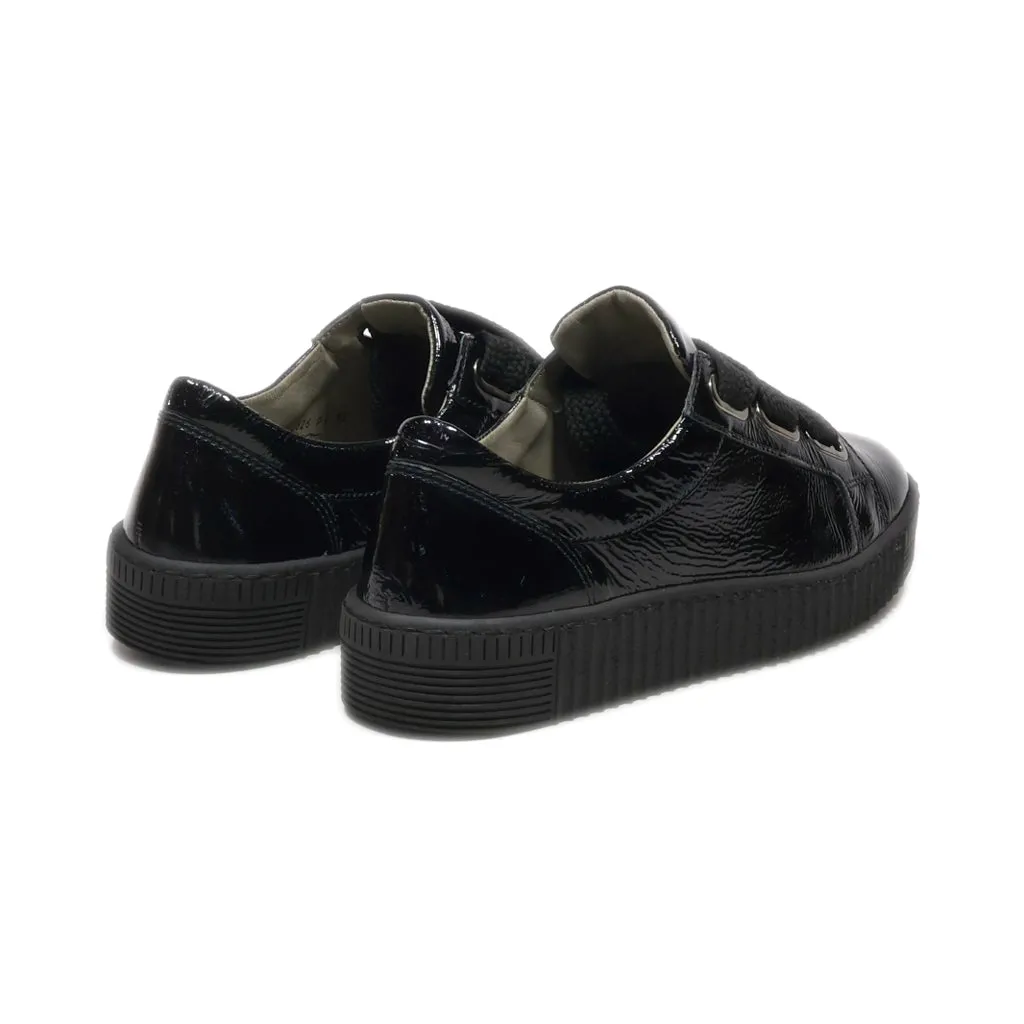 Gabor Low-Top Sneakers Leather Black Colour For Women