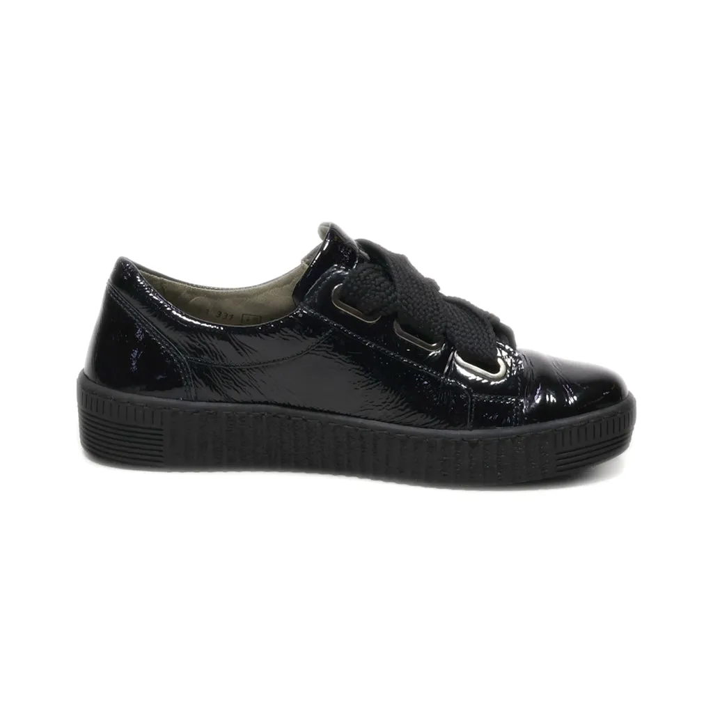 Gabor Low-Top Sneakers Leather Black Colour For Women