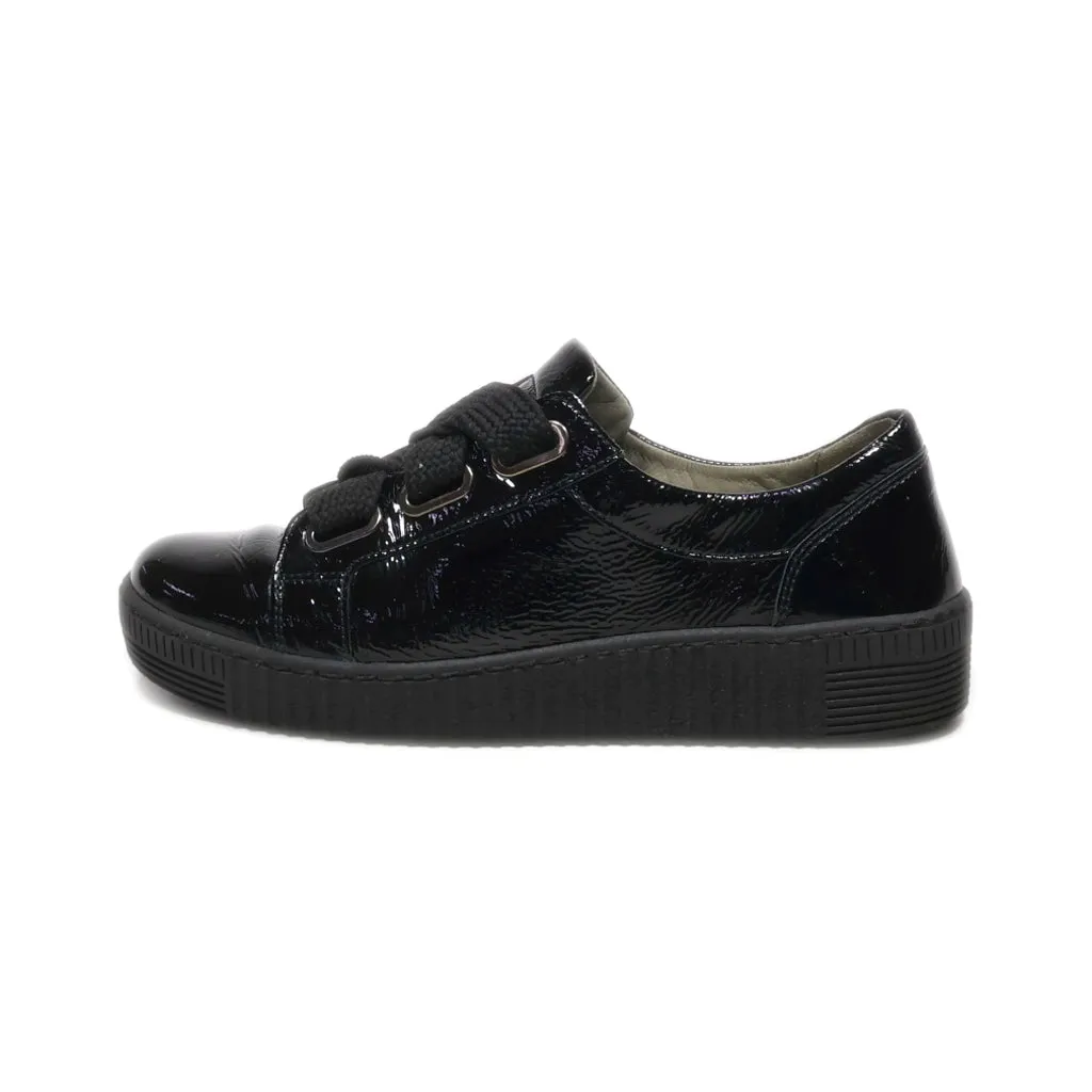 Gabor Low-Top Sneakers Leather Black Colour For Women