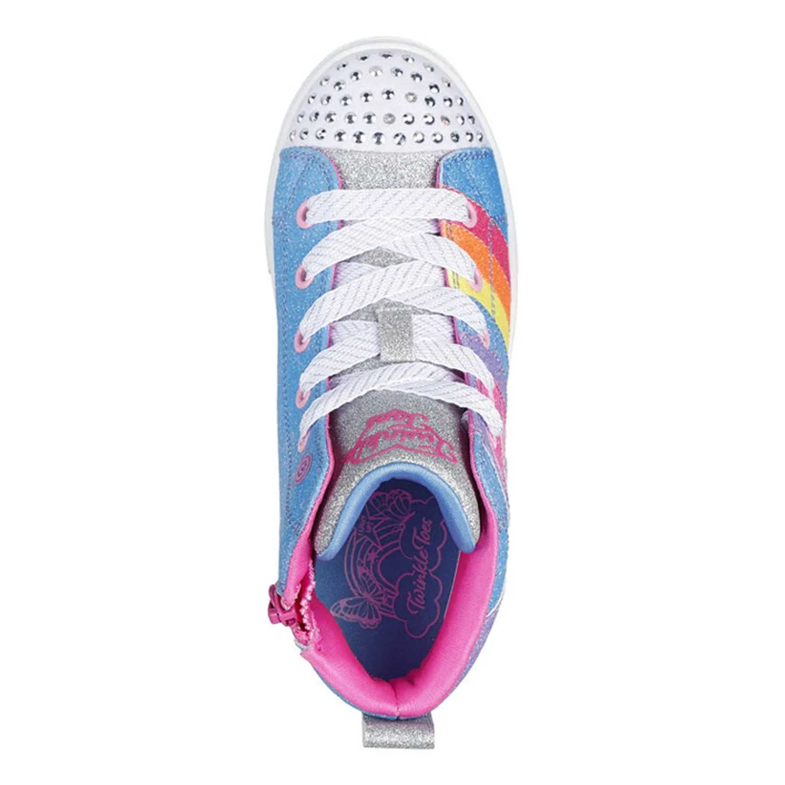 Girl's Skechers, Twinkle Toes: Twinkle Sparks - Heart Pop Sneaker - Little Kid