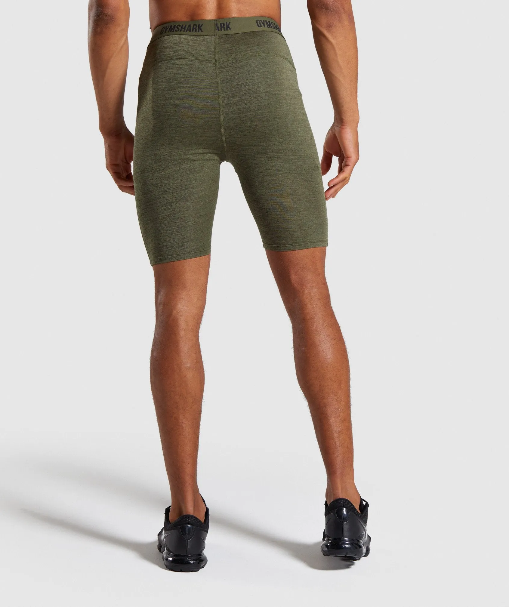 Gymshark Element  Baselayer Shorts - Dark Green Marl