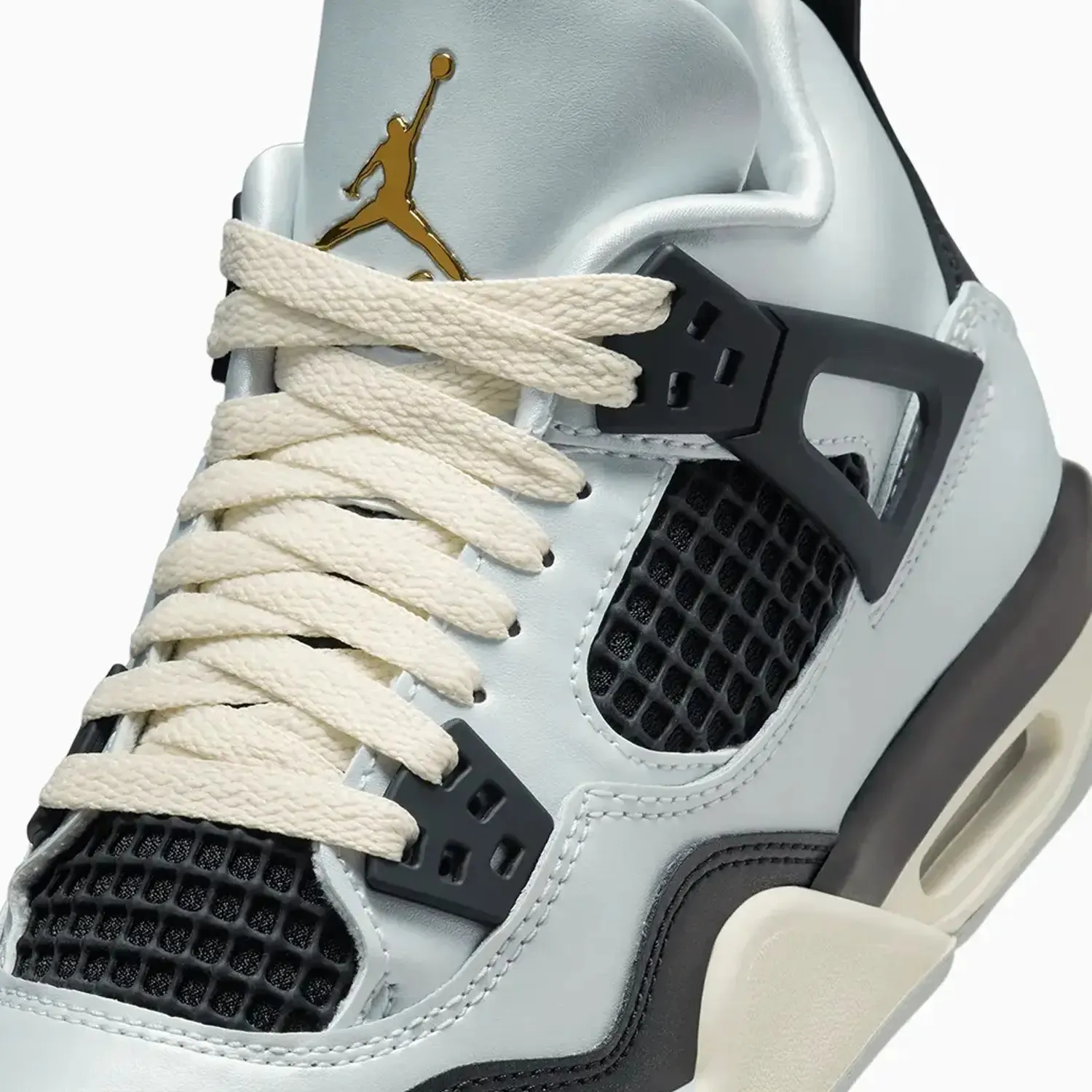 Kid's Air Jordan 4 Retro "Platinum Gold" Grade School