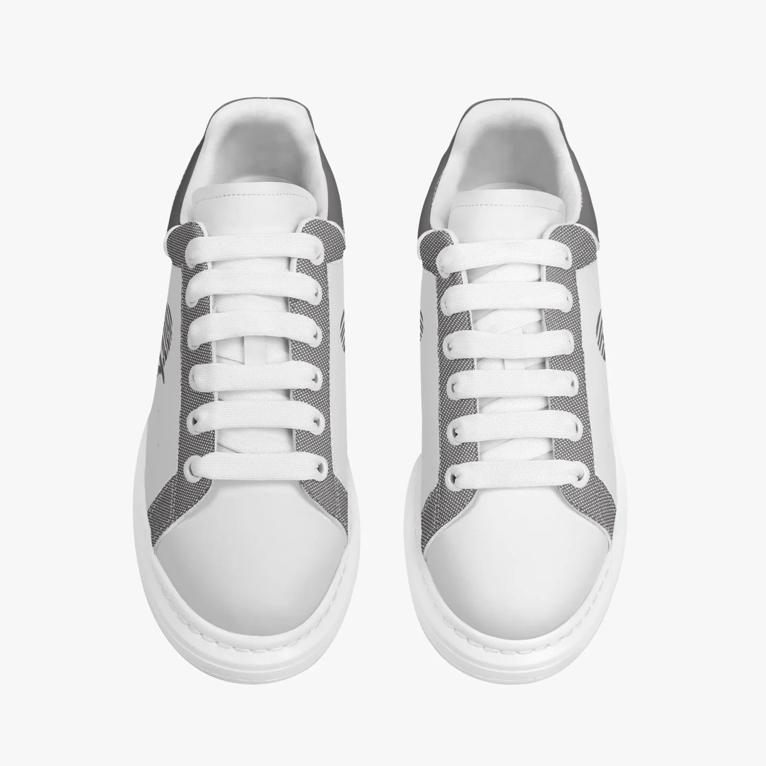 Lifestyle Low-Top Leather Sneakers Grey