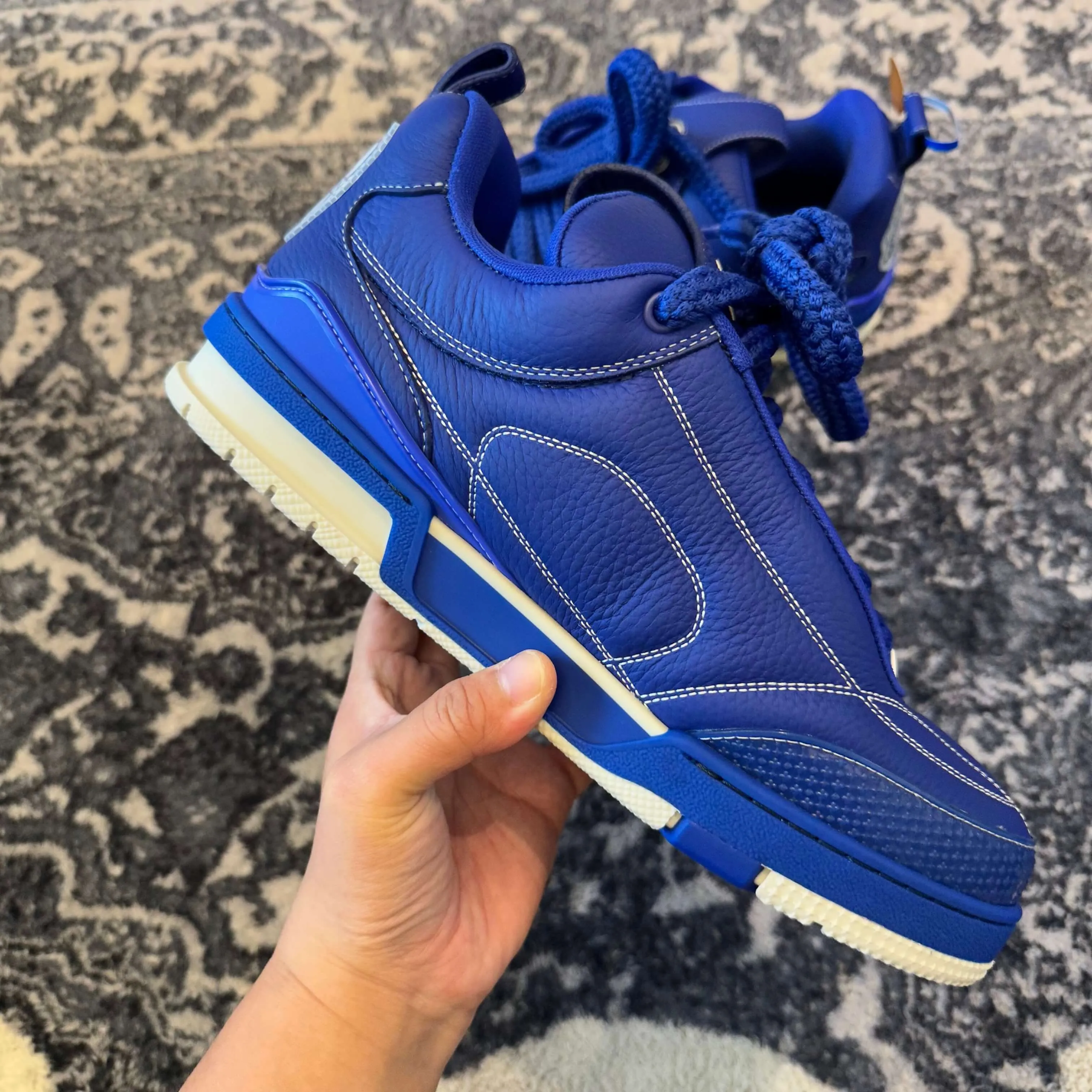 Louis Vuitton LV Trainer Blue Skate Sneaker