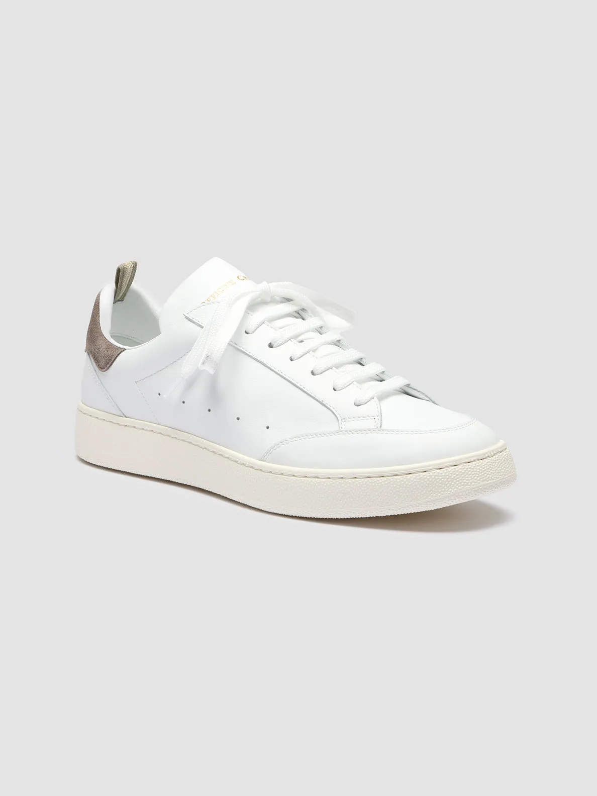 MOWER 007 - White Leather Sneakers