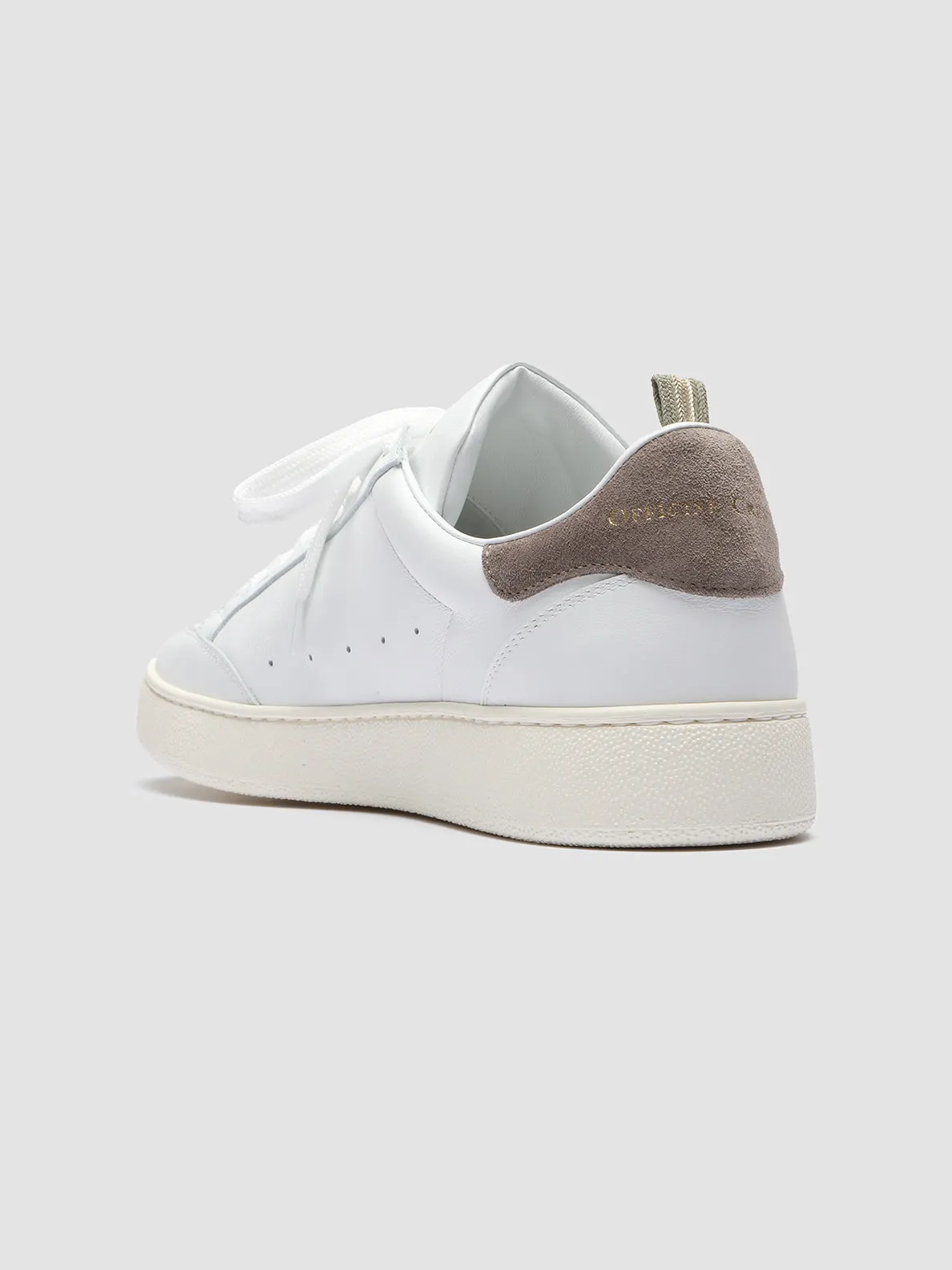 MOWER 007 - White Leather Sneakers