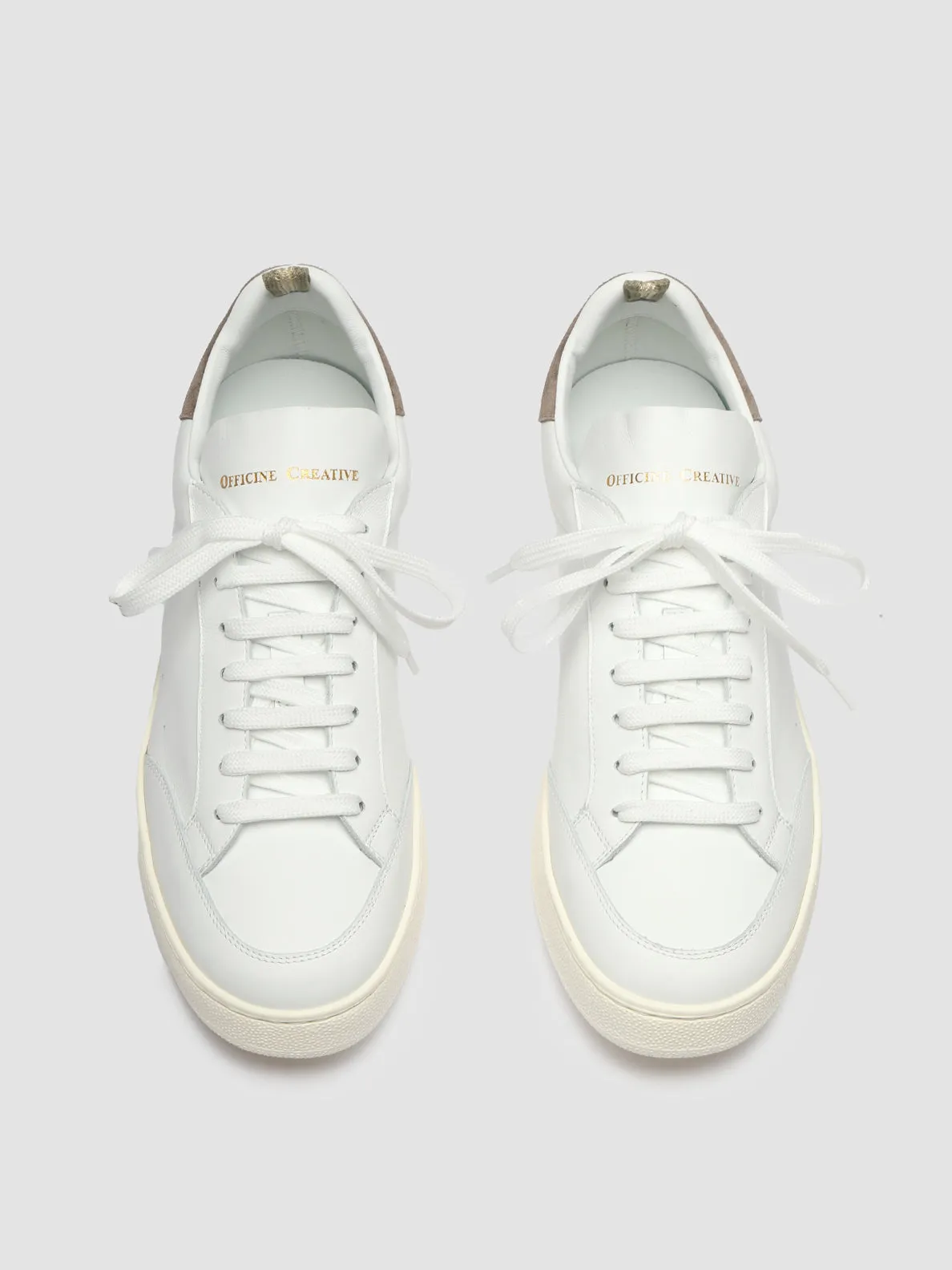 MOWER 007 - White Leather Sneakers