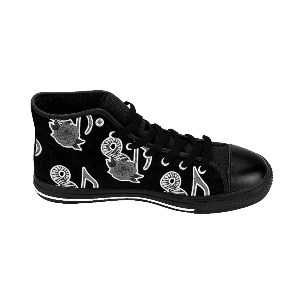 Musical Rose Women's High-top Sneakers