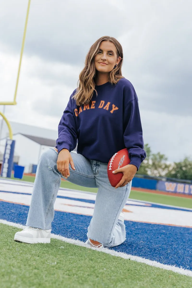 Navy Game Day Sweatshirt - FINAL SALE