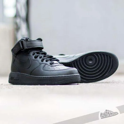 Nike Air Force 1 Mid '07 'Triple Black'