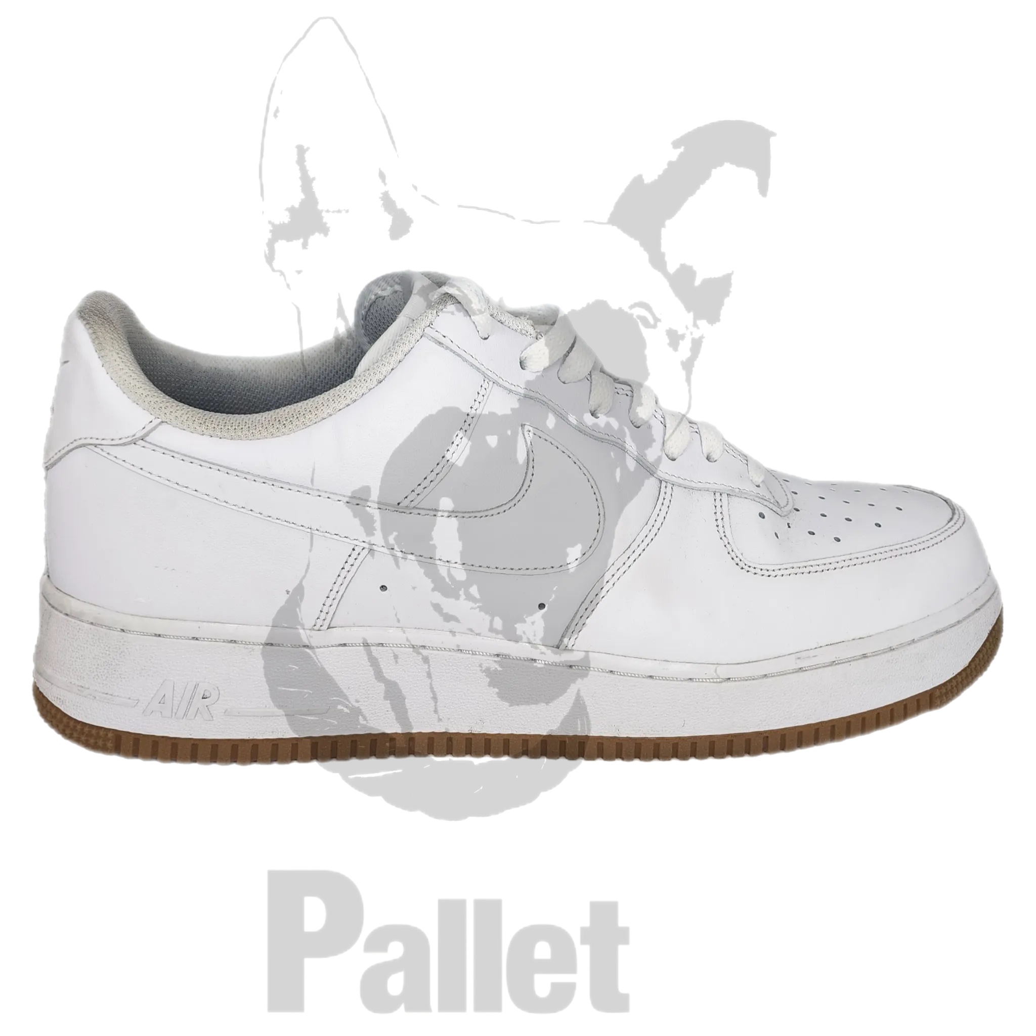 Nike - "Air Force 1 Low White Gum" - Size 13