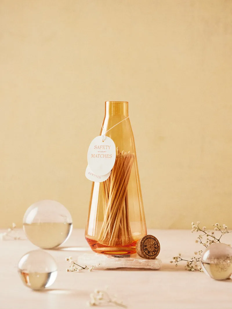 Orange Sparkling Match Bottle