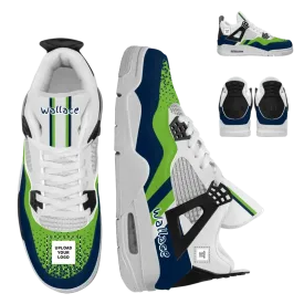 Personalized Sneakers, Custom Sneakers, Put name or business name on it, AJ4-C05107