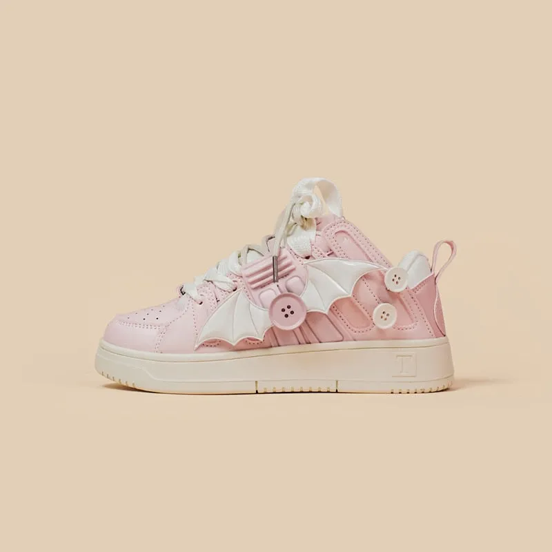 Pink Bat Sneakers