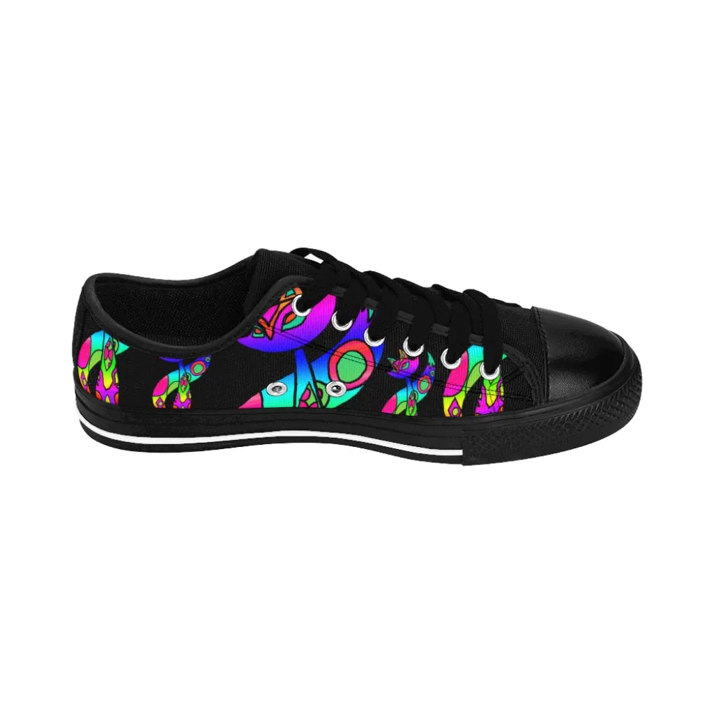 Rainbow Cat Men's Sneakers