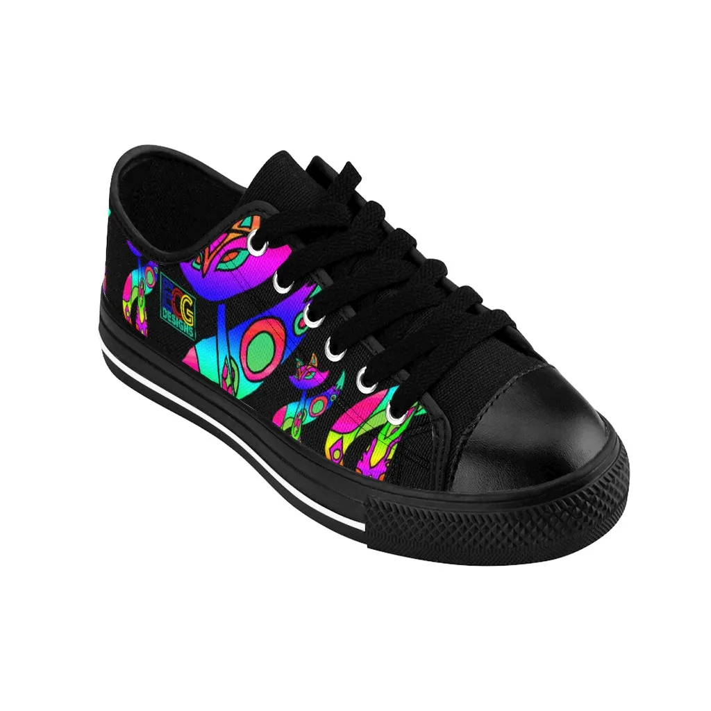 Rainbow Cat Men's Sneakers