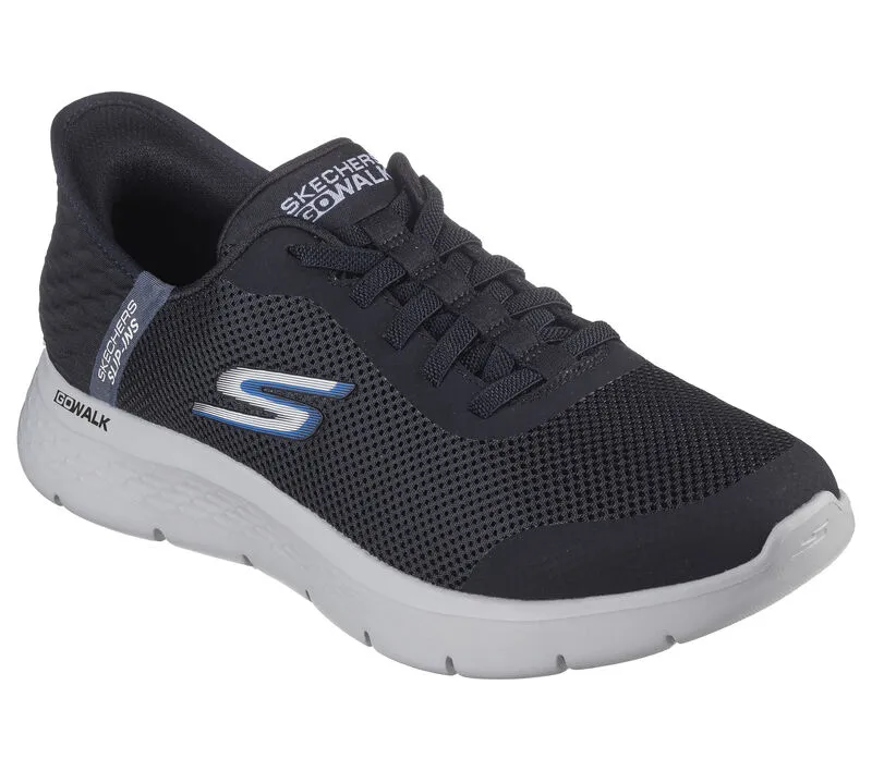 Skechers Men's Slip-ins GO WALK Flex Hands Up - Black/Gray