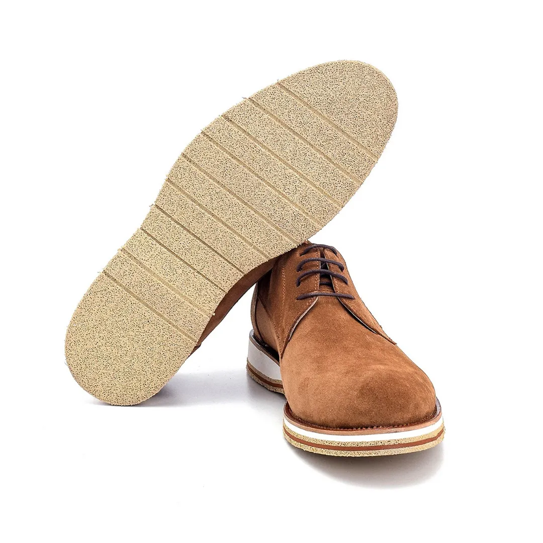 Tan Men Suede Shoe