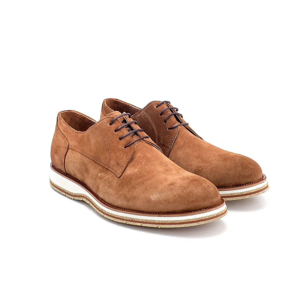 Tan Men Suede Shoe