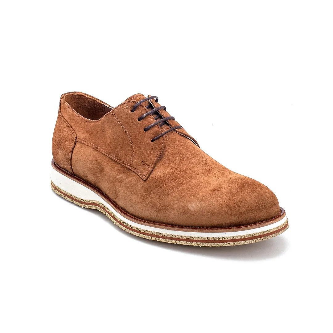 Tan Men Suede Shoe