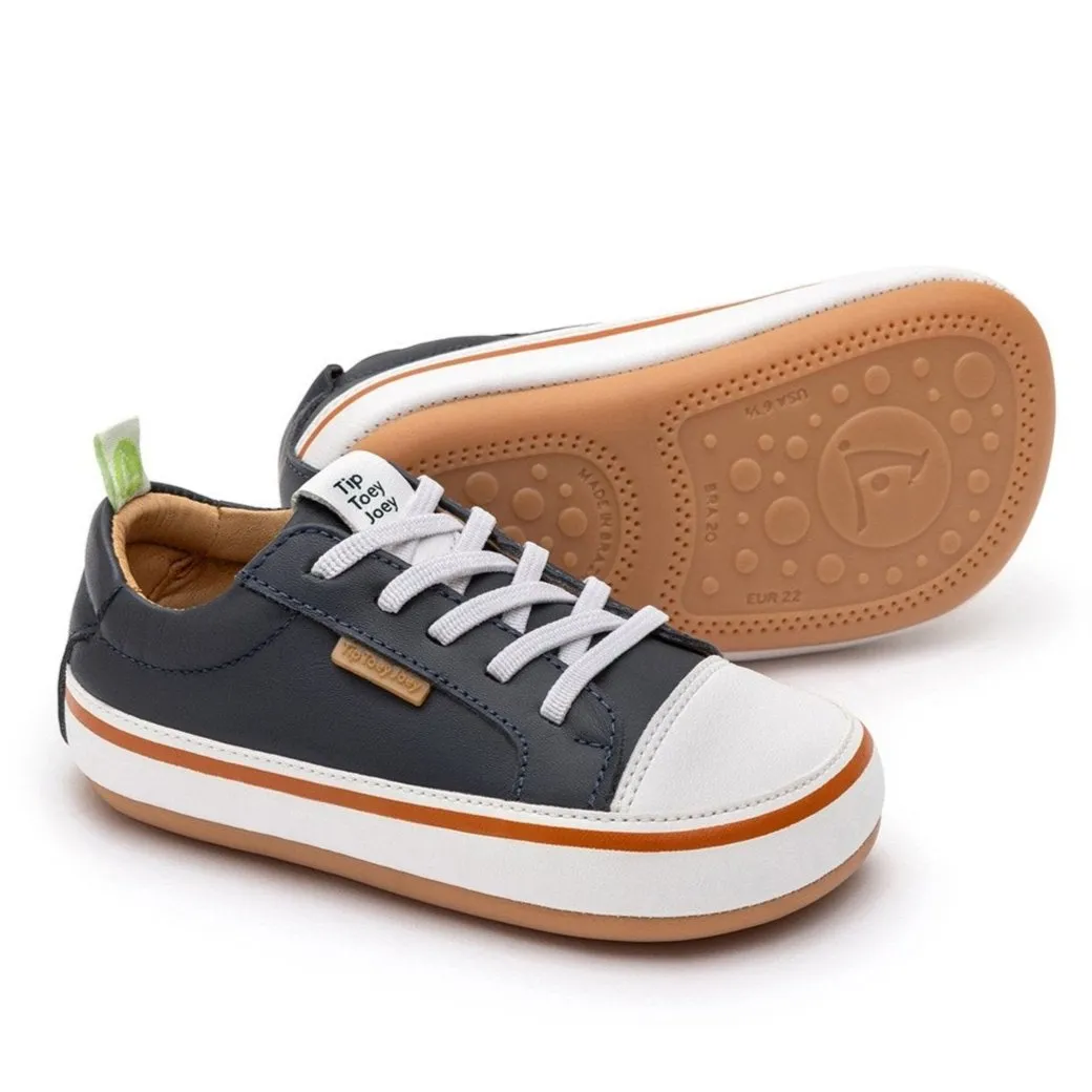 Tip Toey Joey Boy's Funky Casual Shoes - Navy / White