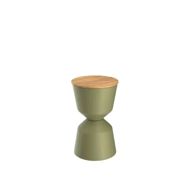 Tunin Outdoor Side Table/Stool with Ice Bucket