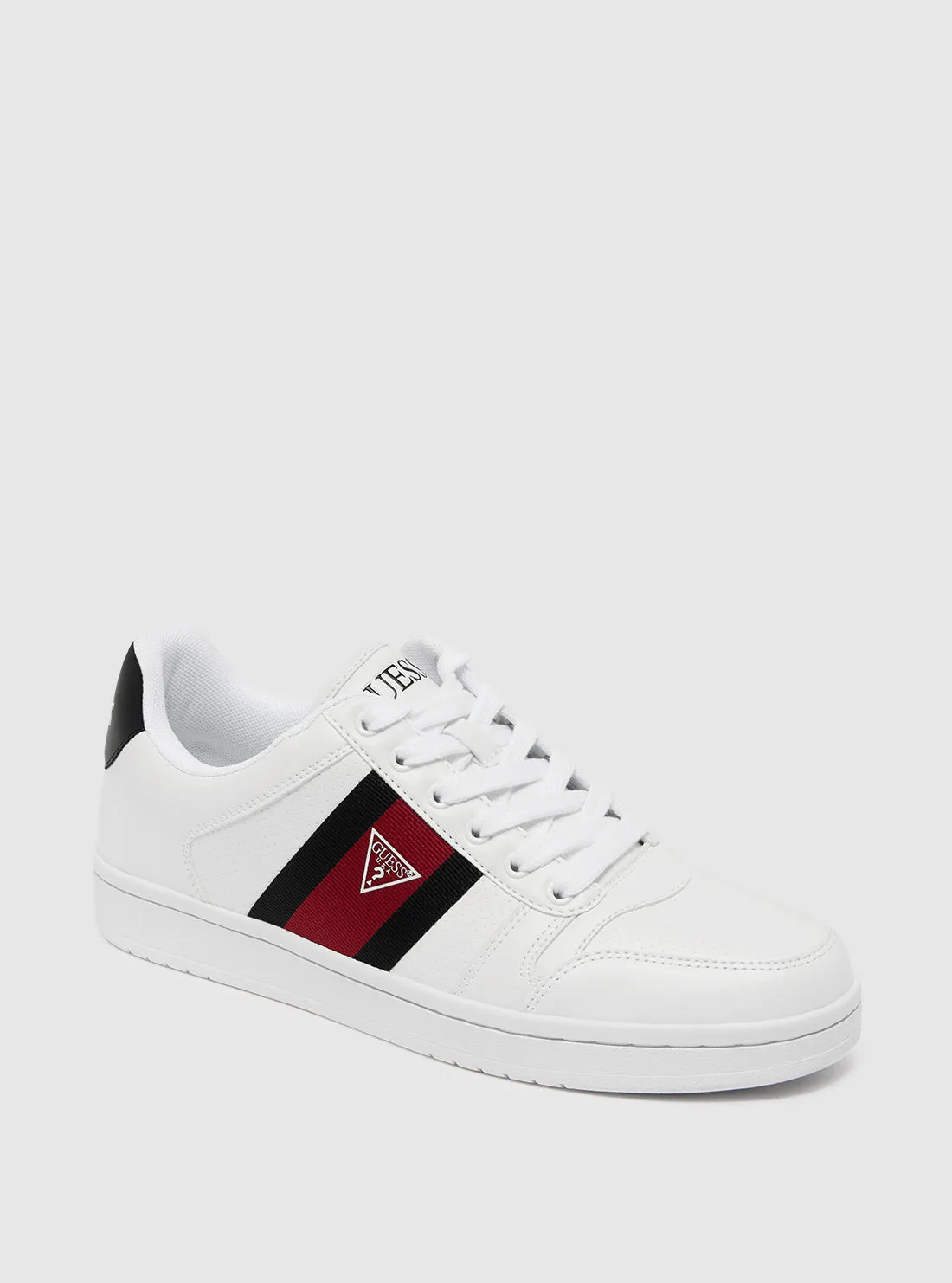 White Lamilo Low-Top Sneakers