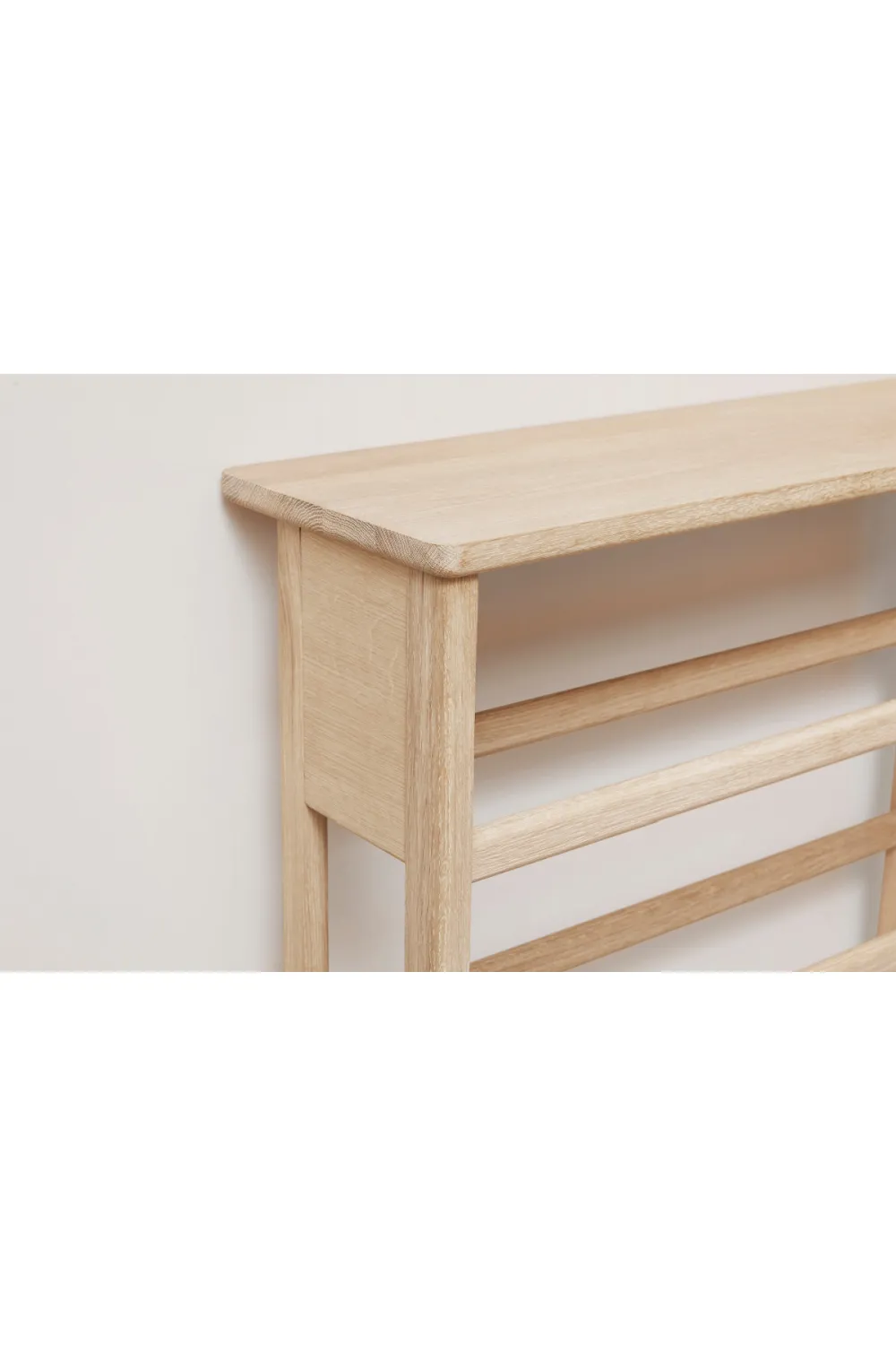 White Oak Shoe Rack L | Form & Refine A Line