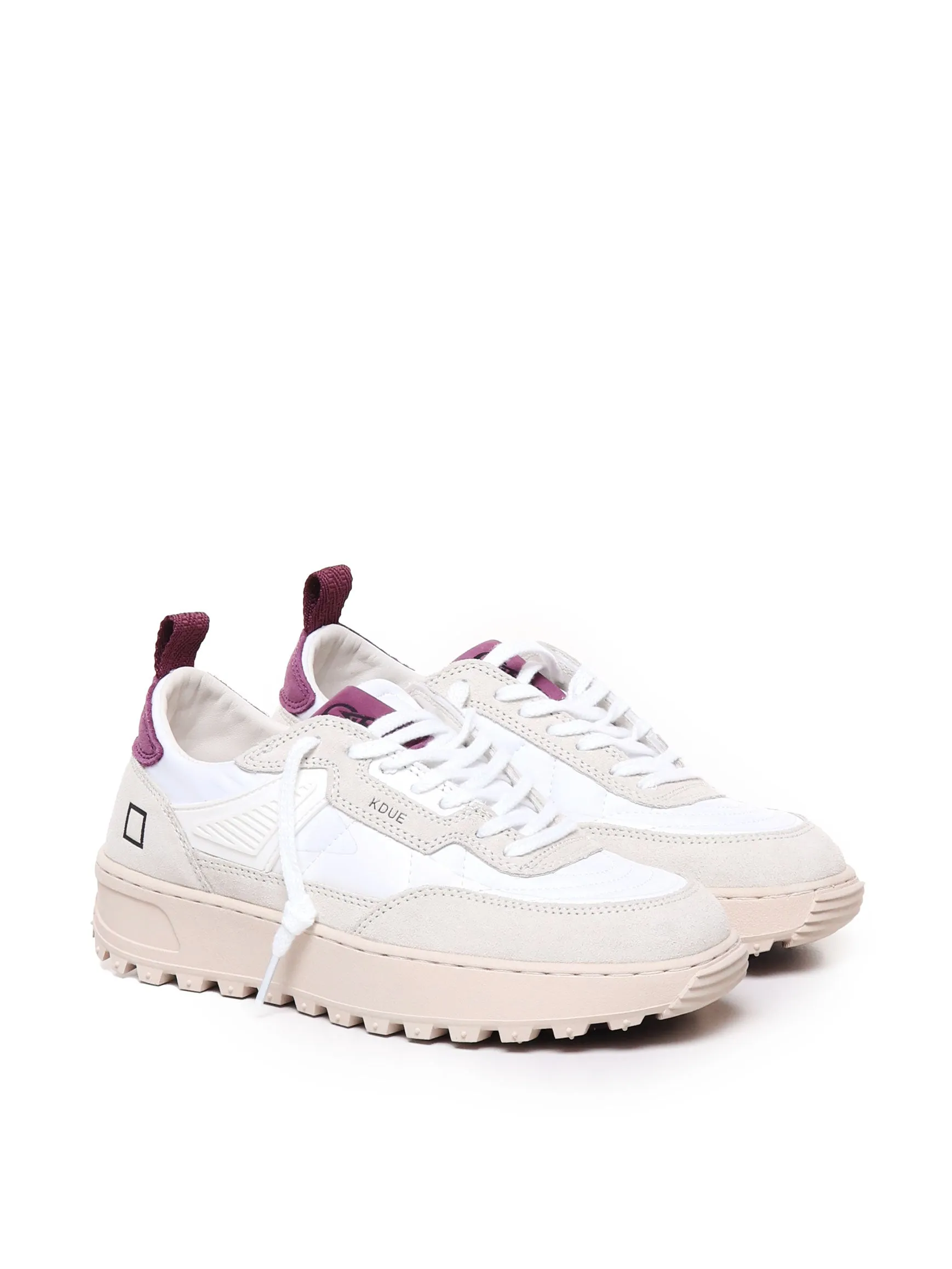 White Purple Women's Sneakers