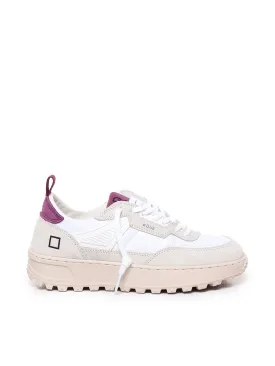 White Purple Women's Sneakers