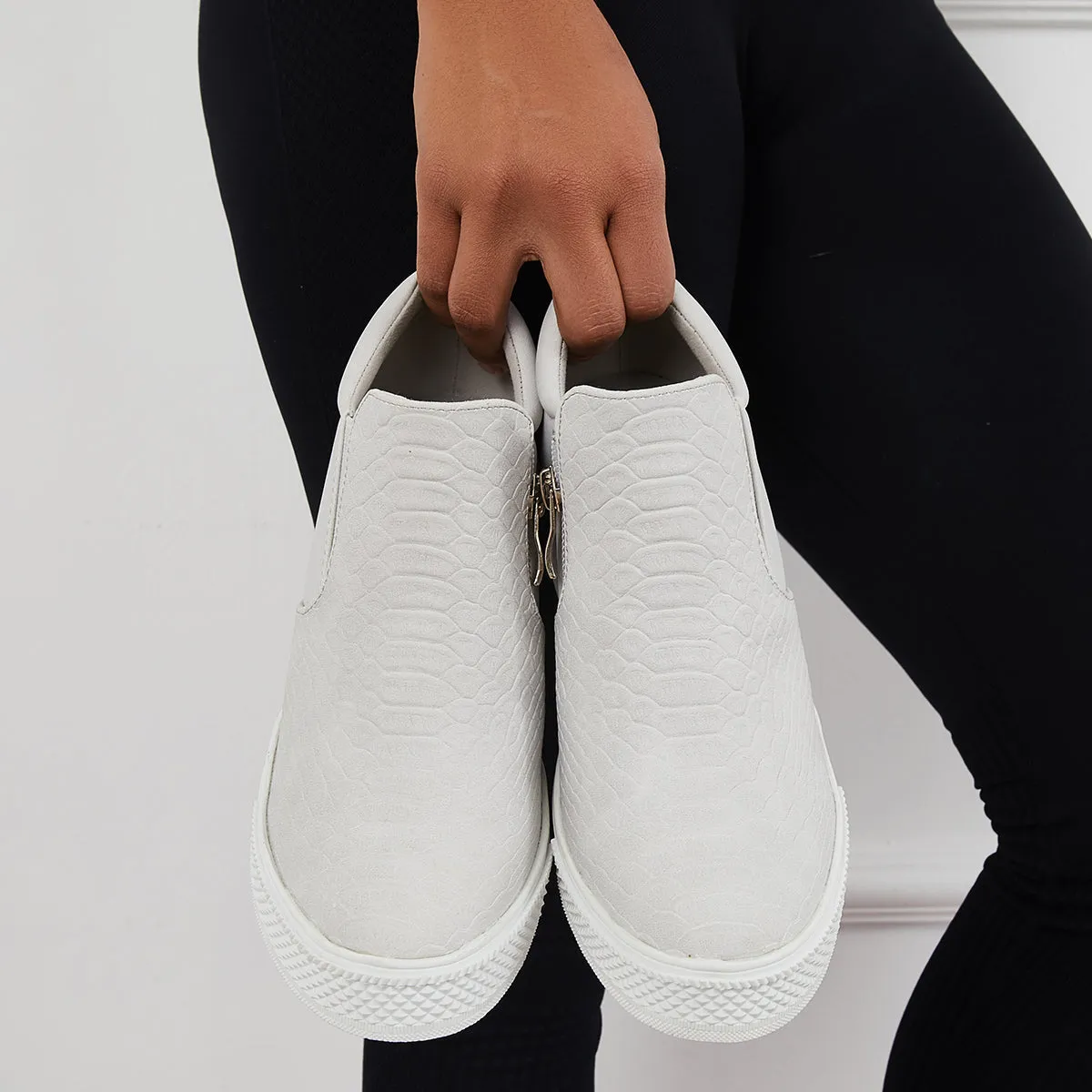 Women Casual Slip on Platform Wedge Sneakers