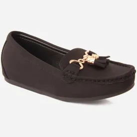 Women "AAaRVI" Casual Suede Slip On Moccasins